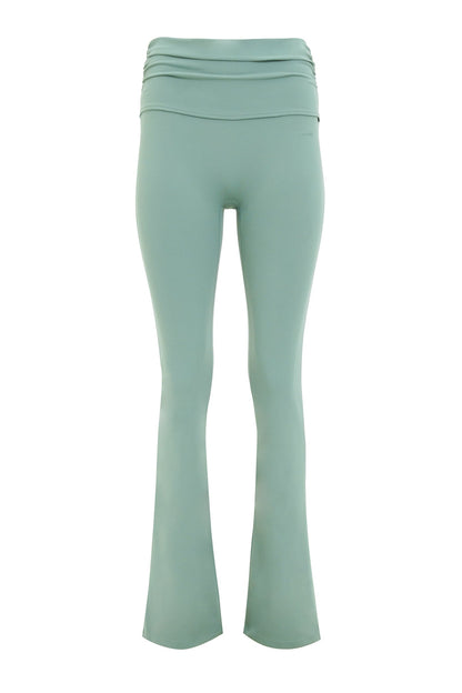 Sydney Ruched Fitted Flare Pants