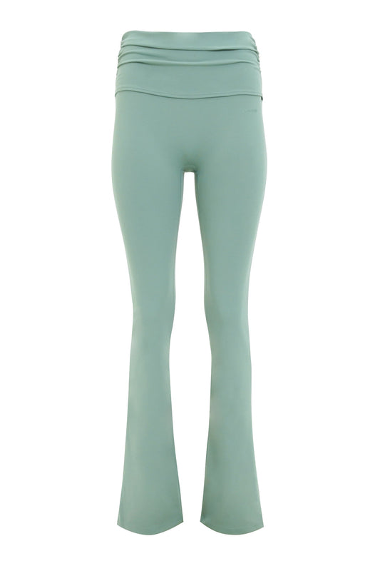 Sydney Ruched Fitted Flare Pants